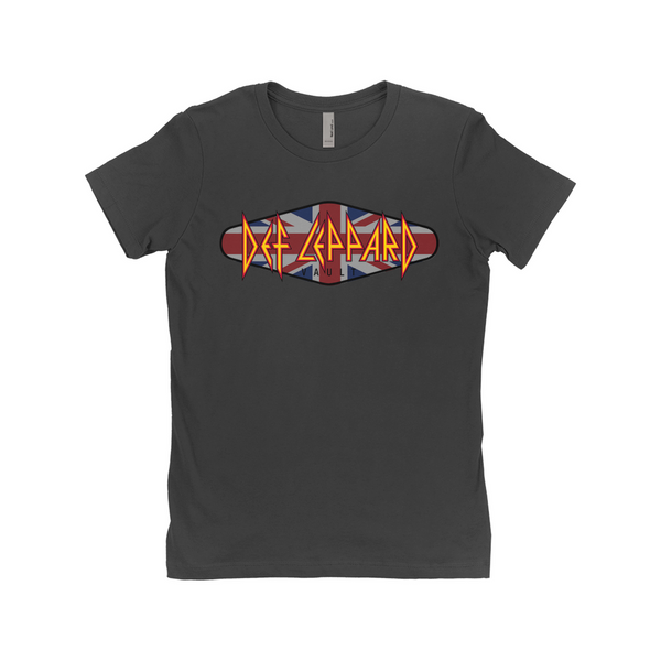 Def Leppard Vault Union Jack Logo Women s T Shirt