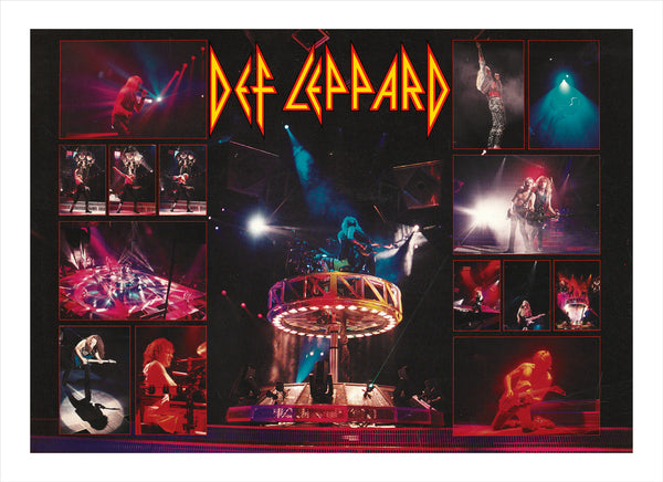 Adrenalize Tour Poster Reproduction The Def Leppard Vault