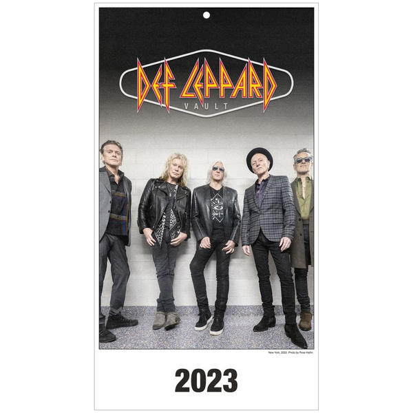 2023 Def Leppard Vault Wall Calendar