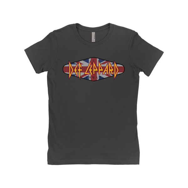 Def Leppard Vault Union Jack Logo Women's T-Shirt