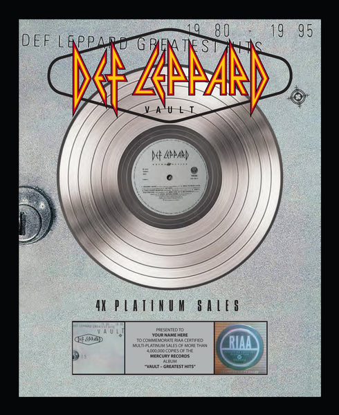 Vault 25 Anniversary Commemorative Multi Platinum Album